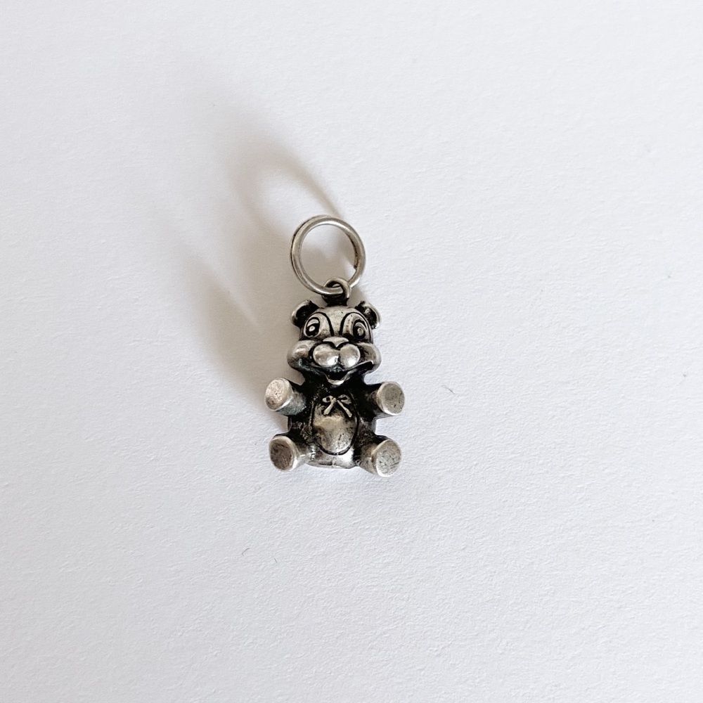 Vintage Sterling Silver teddy bear charm